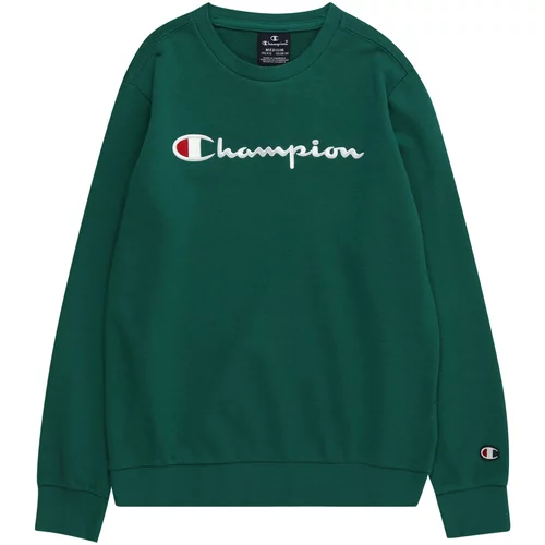 Champion Authentic Athletic Apparel Sweater majica zelena / crvena / bijela