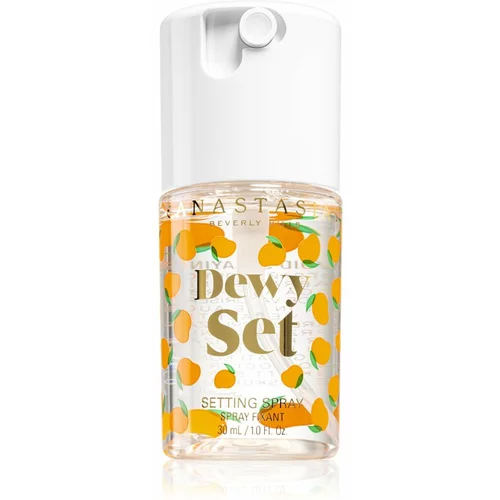 Anastasia Beverly Hills Dewy Set Setting Spray Mini posvjetljujuća magla za lice s mirisom Mango 30 ml