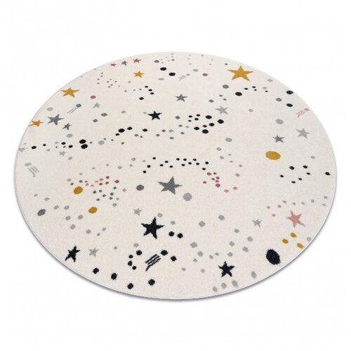 RugsX Preproga KIDDO 5308 krog krem zvezdice za otroke, senzorična cercle 140 cm, (5000307970) Cene