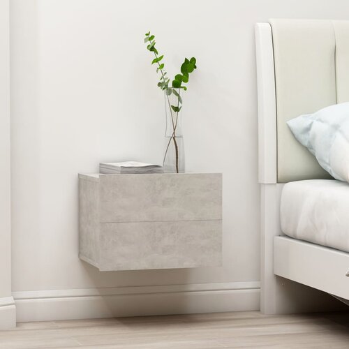 VidaXL Noćni ormarići 2 kom siva boja betona 40x30x30 cm od iverice Slike