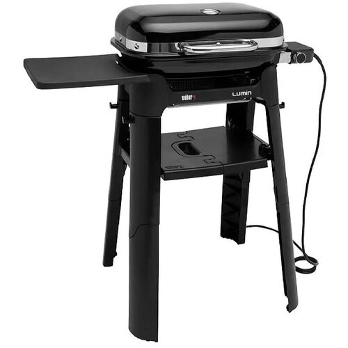 Weber Električni žar Lumin Compact (2,2 kW, 42 x 59 x 28 cm, povr&amp;scaron;ina za peko: 43 x 28 cm, s stojalom) Slike