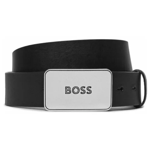 Boss Moški pas Icon-Las-M Sz35 50513858 Črna