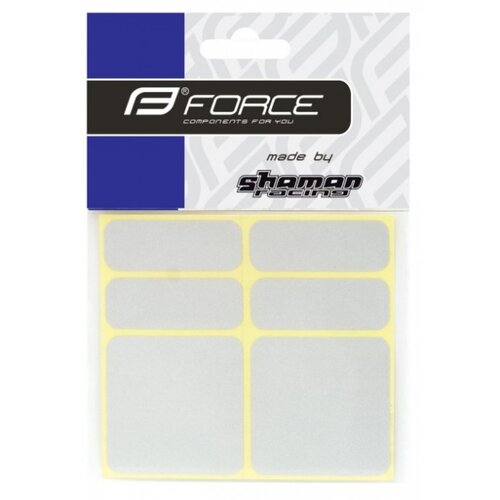 Force nalepnice reflektujuće, set od 6 kom., srebrne ( 16350 ) Slike