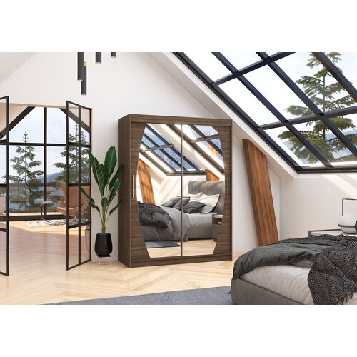  Ormar sa kliznim vratima Alen (150 cm)-�okoladno sme�a Cijene