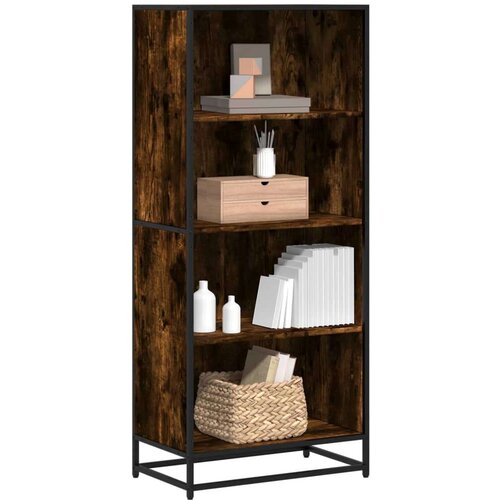vidaXL Polica za knjige dimljeni hrast 60x35x139 cm konstruirano drvo Cene