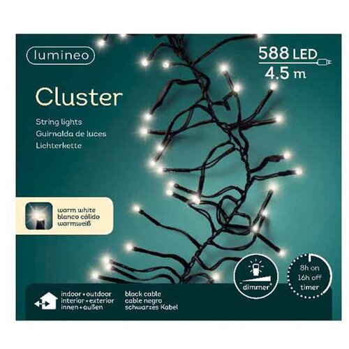 Lumineo novogodišnje sijalice 588l toplo bela cluster Cene