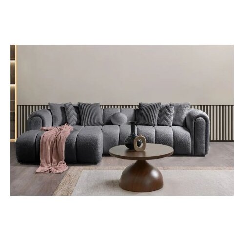 Atelier Del Sofa ugaona garnitura n line left dark grey Slike