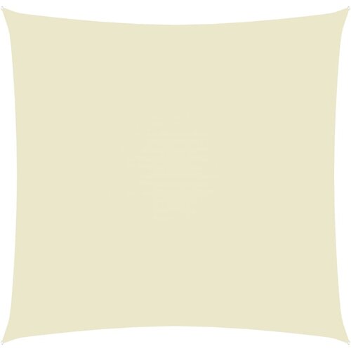 vidaXL Senčno jadro oksford blago kvadratno 4,5x4,5 m krem, (20742885) Cene