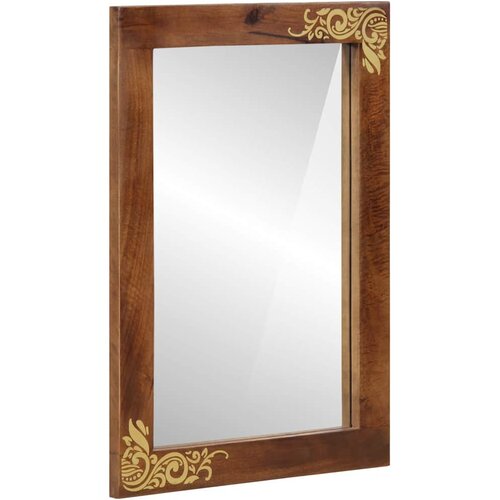  Zrcalo za kupaonicu s ogledalom Medeno smeđa 70 x 50 x 2,5 cm Cijene