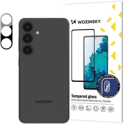 Wozinsky kaljeno staklo za kameru 9H za Samsung Galaxy S24 Plus - Crna KP32883 Slike