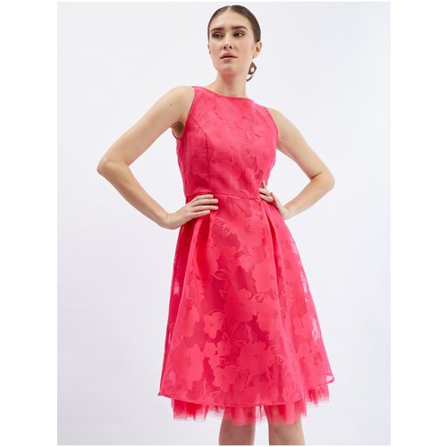 Orsay Dark pink Ladies Dress with Decorative Detail - Women Slike