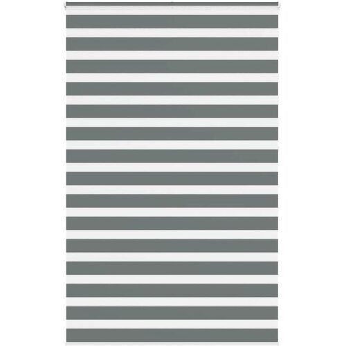 VidaXL Zebra senčilo temno sivo 140x230 cm tkanina &amp;scaron;irina 135,9 cm Slike