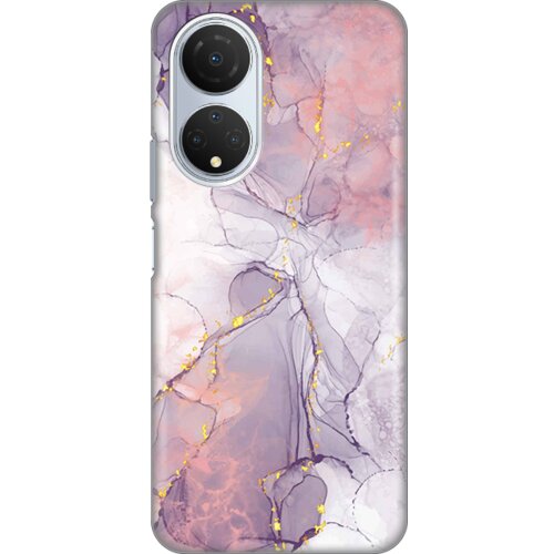 silikonska maska za Honor X7 Pink Marble Print šarena Slike