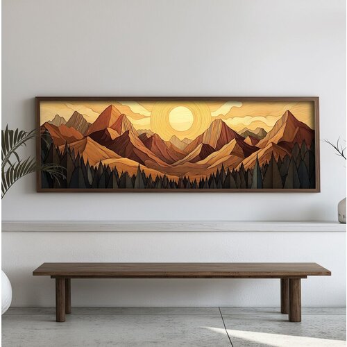 Wallity slika EMR035, 40 x 120 x 3 cm Cene