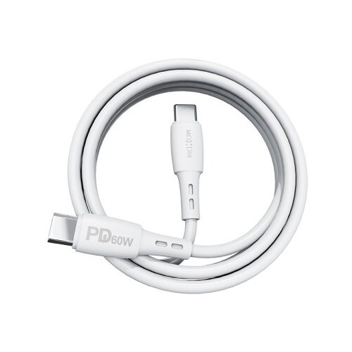 Moxom Usb data kabal mx-cb134 pd 60w type-c na type-c 1m beli ( U2027 ) Slike