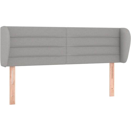 Maison Chic vzglavna omarica - nočna omarica - posteljna omarica z u&amp;scaron;esi svetlo sivo 147x23x78/88 cm blago, (21708630) Slike