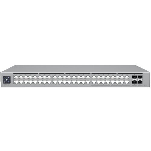 Ubiquiti 48-port, Layer 3 Etherlighting switch with 2.5 GbE, 16x 2.5 GbE RJ45 ports, 32x GbE RJ45 ports, 4x 10G SFP+ ports ( USW-PRO-MAX-4 Cene