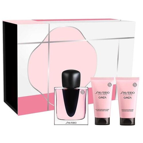 Shiseido ginza set (edp 50ml + body lotion 50ml + hand cream 50ml) Slike