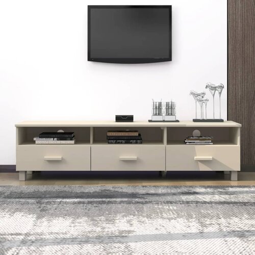 VidaXL TV ormarić smeđa boja meda 158 x 40 x 40 cm od masivne borovine Slike