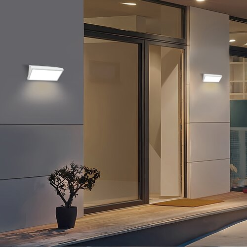  Brilagi-LED spoljna zidna svetiljka sa senzorom TRIANGLE LED/20W/230V bela IP65 Slike