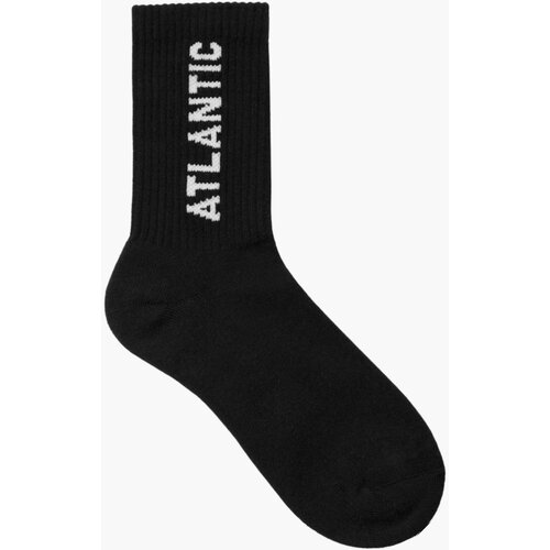 Atlantic Men's Standard Length Socks - Black Slike