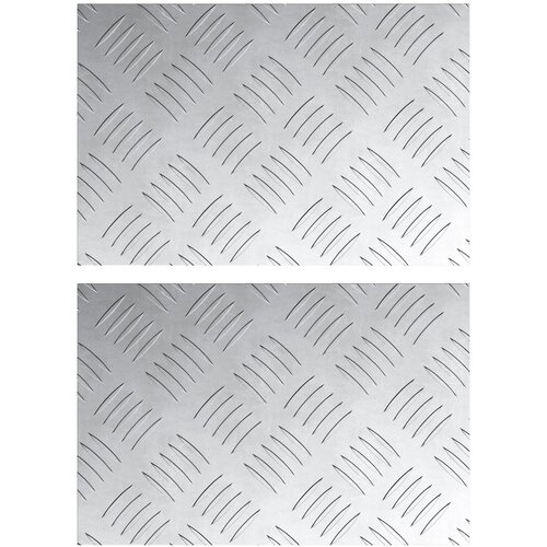vidaXL aluminijaste plo&scaron;če s premazom - 2 pakiranja, nezdrsno, 30x20 cm, (22014889) Cene