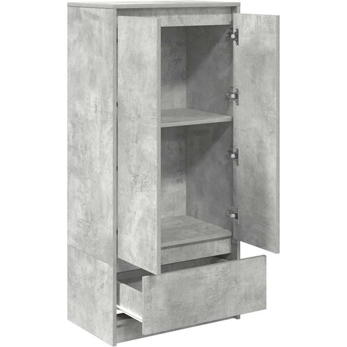 vidaXL Ormarić s ladicom beton sivi 55,5x34x119,5 cm konstruirano drvo Cene