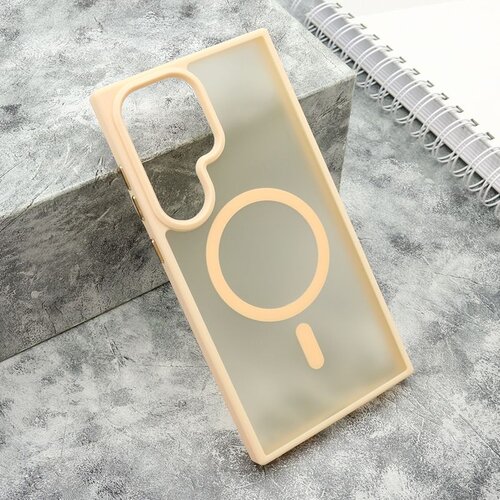 Maska silky magsafe matte za samsung S928B galaxy S24 ultra 5G/ roze Slike