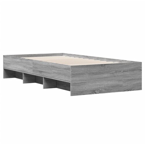 vidaXL Okvir za krevet boja hrasta 100x200 cm od konstruiranog drva Cijene