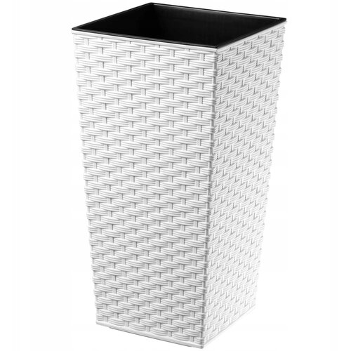 KADAX Vrtni lonec z vstavkom za rože velik visok 29x57 cm bel, (5000350796) Cene