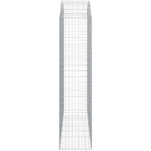  Gabionska ko&amp;scaron;ara s lukom 200x50x200/220 cm pocinčano željezo Slike