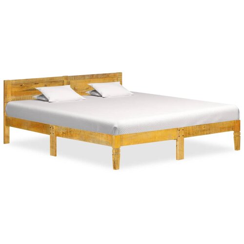  Posteljni okvir iz trdnega mangovega lesa 180 cm Slike