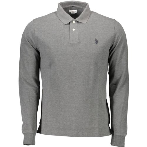 U.S. Polo Assn. US POLO SHIRT LONG SLEEVE MEN&amp;amp;#39;S GRAY Slike