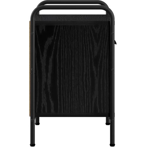  Noćni ormar 2 kom. Crni hrast 40 x 30 x 50 cm Konstruirano drvo - Crni hrast 2 Slike