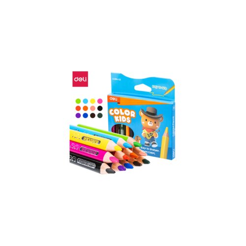 Deli DRVENE BOJICE JUMBO KRATKE COLOR KIDS 1/12 EC134-12 Cene