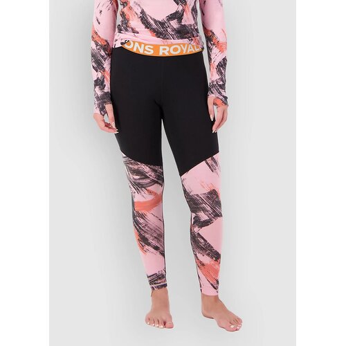 Mons Royale Merino Cascade Flex Legging Funkcijske hlace paintbrush pink / black Cene