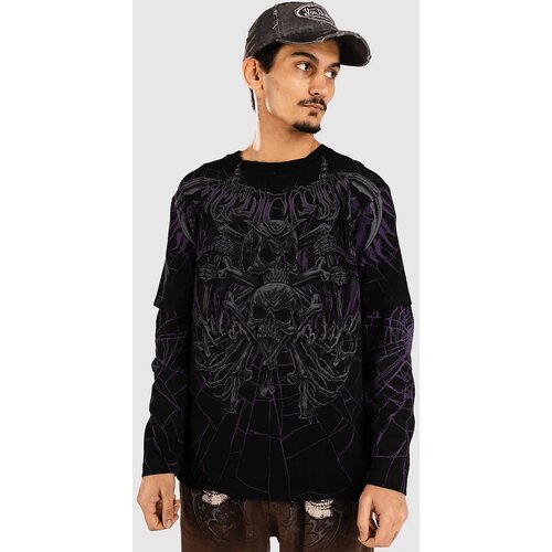 Affliction Darkness Falls Pulover black Cene