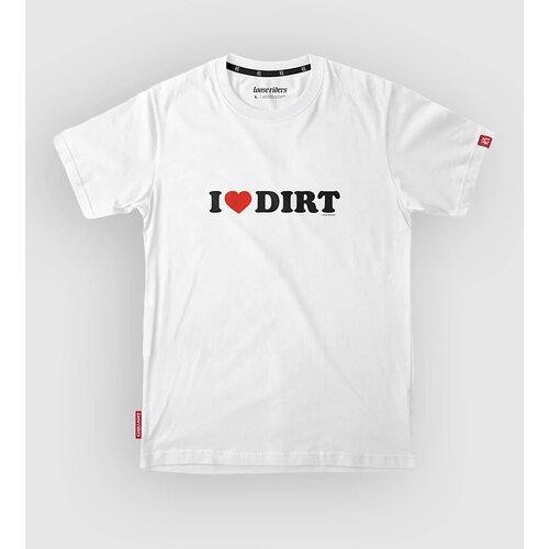 Loose Riders I Heart Dirt Tech Tee white Slike