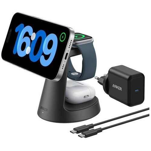 Anker MagGo (3-in-1, Dock Stand) - Black Cene
