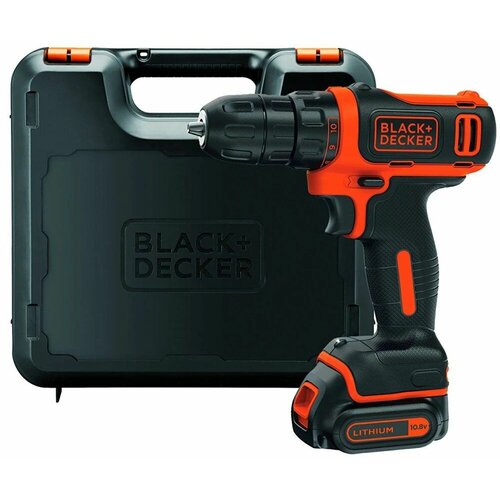 Black & Decker Akumulatorska bušilica odvijač BDCDD12K narandžasta Slike