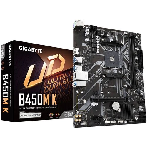 Gigabyte B450M K, DDR4, SATA3, USB3.2Gen1, HDMI, AM4 mATX Cene