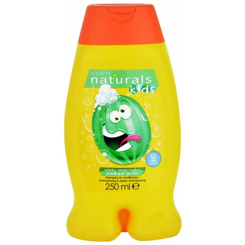 Avon Naturals Kids Wacky Watermelon šampon in balzam 2 v1 za otroke 250 ml