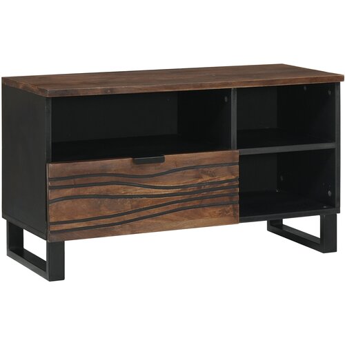 VidaXL TV kabineta 80x33.5x46 cm trden les Mangou &amp;amp; inženirni les Slike