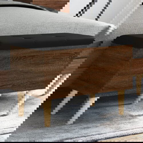 vidaXL Klop za shranjevanje rjavi hrast 62x42x46 cm inženirski les Cene