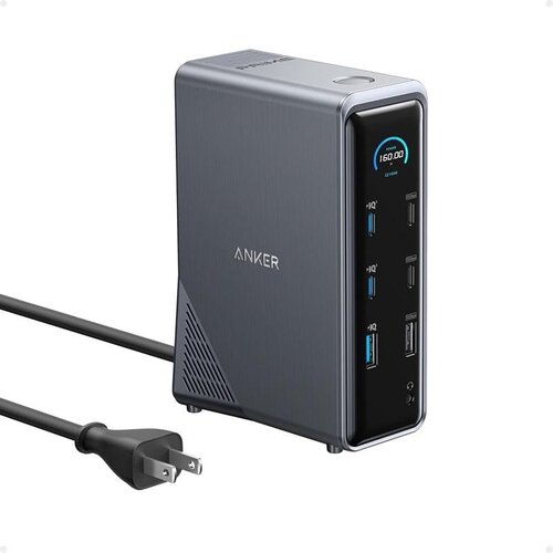 Anker Prime (14-in-1, Dual Display, 160W) - Gray Cene