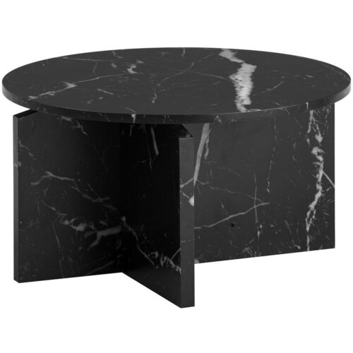 Livetastic Klubska Miza Marble, Videz Marmorja Slike