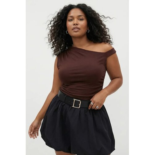 Trendyol ženska bluza Tbbss26Af00094, braon Cene