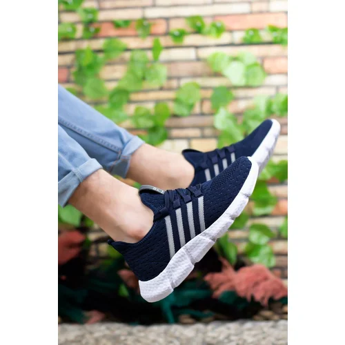 Riccon Unisex Navy Blue Sneaker 0012370