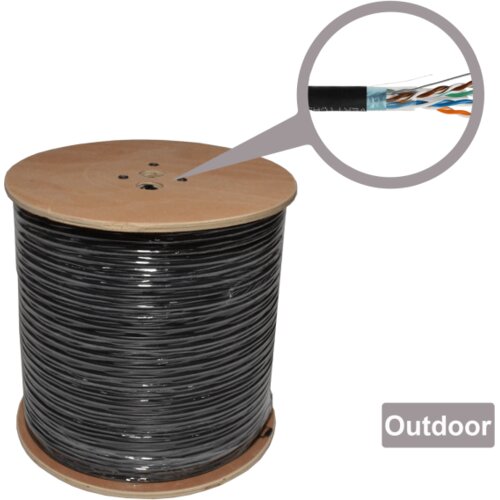 Connect Xl Mrežni FTP kabl, CAT5e, Outdoor, 305 met &ndash; CAT5-FTP-CCA Outdoor Cijene