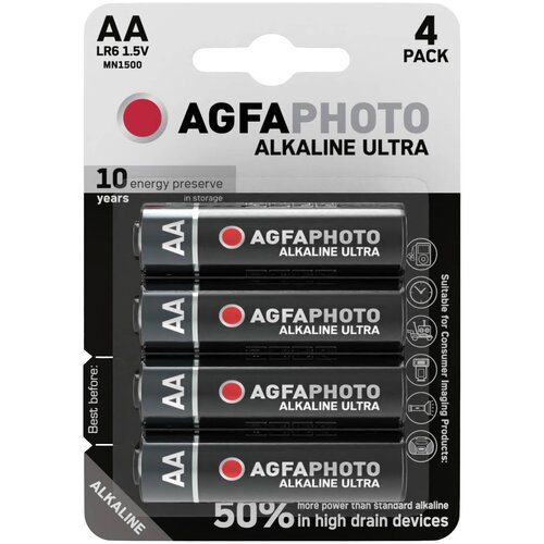 Agfaphoto Ultra LR6 mignon (aa)-baterija alkalno-manganov 1.5 V 4 kos, (20431138) Cene